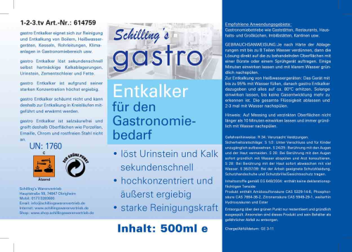 gastro Entkalker 500 ml