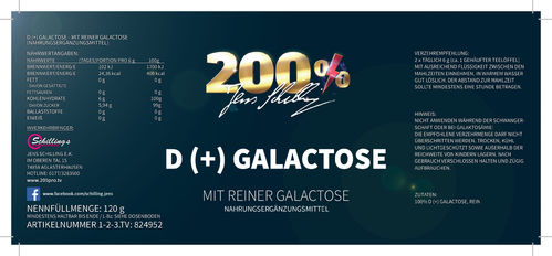200% D-Galactose 120g